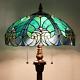 Tiffany Floor Lamp, Stained Glass Lamp Shade, Vintage Antique Style Standing Doubl