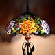 Tiffany Floor Lamp Stained Glass Standing Reading Lamp 16x16x70 Inches Antiqu