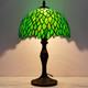 Tiffany Green Wisteria Stained Glass Table Lamp Bedside Reading Light 18