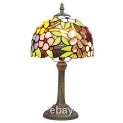 Tiffany Lamp Bedside Table Lamp-Nightstand, Stained Glass Lamp for Bedroom Dor