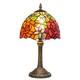 Tiffany Lamp Bedside Table Lamp-nightstand, Stained Glass Lamp For Bedroom Dor