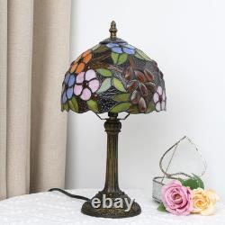 Tiffany Lamp Bedside Table Lamp-Nightstand, Stained Glass Lamp for Bedroom Dor