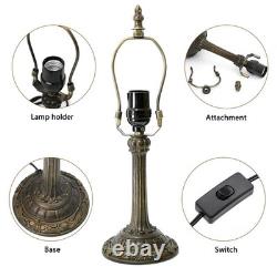 Tiffany Lamp Bedside Table Lamp-Nightstand, Stained Glass Lamp for Bedroom Dor