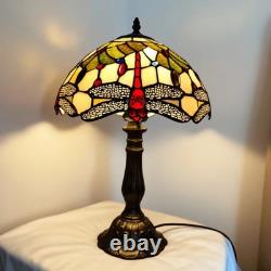 Tiffany Lamp Dragonfly Style Stained Glass Table Lamp Desk Bedside Reading y