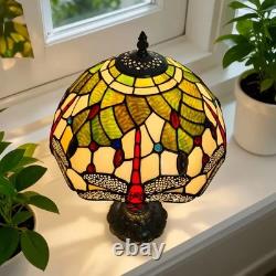 Tiffany Lamp Dragonfly Style Stained Glass Table Lamp Desk Bedside Reading y