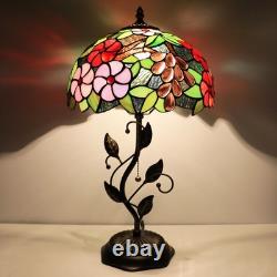 Tiffany Lamp Grape Style Stained Glass Table Lamp Desk Bedside Reading Light