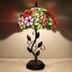 Tiffany Lamp Grape Style Stained Glass Table Lamp Desk Bedside Reading Light