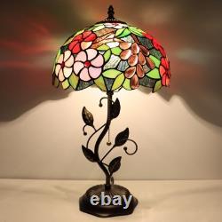 Tiffany Lamp Grape Style Stained Glass Table Lamp Desk Bedside Reading Light