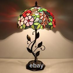 Tiffany Lamp Grape Style Stained Glass Table Lamp Desk Bedside Reading Light