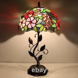 Tiffany Lamp Grape Style Stained Glass Table Lamp Desk Bedside Reading Light