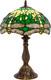 Tiffany Lamp Green Stained Glass Bedside Table Lamp Dragonfly Style Desk Reading
