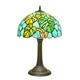 Tiffany Lamp Monstera Deliciosa Style Stained Glass Table Lamp Vintage Monste