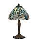 Tiffany Lamp Sea Blue Stained Glass Dragonfly Style Desk Reading Light For Sm