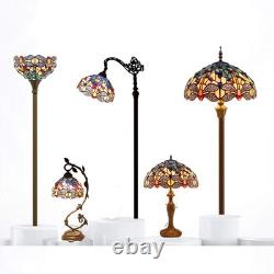 Tiffany Lamp Sea Blue Yellow Stained Glass Dragonfly Style Table Lamp Nautica
