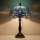 Tiffany Lamp Stained Glass Blue Dragonfly Style Table Lamp Desk Reading Light 12