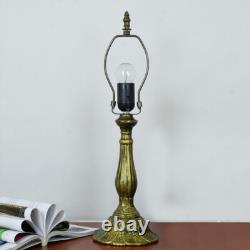 Tiffany Lamp Stained Glass Floral Table Lamp Desk Bedside Reading Light, 30cm W