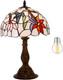 Tiffany Lamp Stained Glass Hummingbird Style Table Lamp Bedside Reading Desk Lig