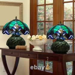 Tiffany Lamp Stained Glass Lamp, 12X14inch Tiffany Style Mushroom Lamp, Antique