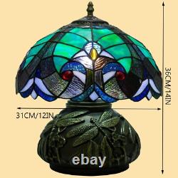 Tiffany Lamp Stained Glass Lamp, 12X14inch Tiffany Style Mushroom Lamp, Antique