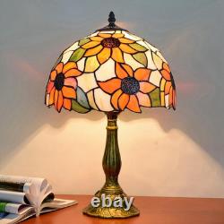 Tiffany Lamp Stained Glass Lamp Sunflower Yellow Bedroom Table Lamp