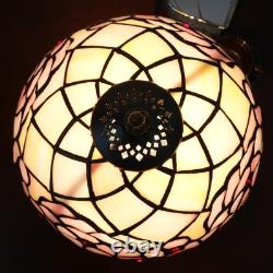 Tiffany Lamp Stained Glass Table Lamp 8X8X14 Inches Desk Reading Light Decor