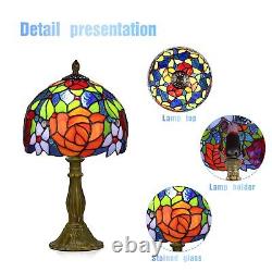 Tiffany Lamp Stained Glass Table Lamp 8X8X14 Inches Home Office Reading Desk