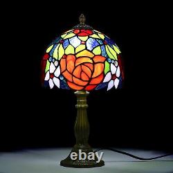 Tiffany Lamp Stained Glass Table Lamp 8X8X14 Inches Home Office Reading Desk