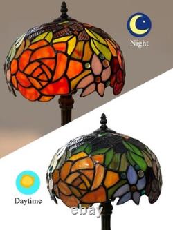 Tiffany Lamp Stained Glass Table Lamp Style Art Glass Desk Lamp 16 Inch Tall