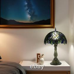 Tiffany Lamp Stained Glass Table Lamps Multicolor Leafage Style Desk Lamp 12X12X