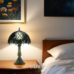 Tiffany Lamp Stained Glass Table Lamps Multicolor Leafage Style Desk Lamp 12X12X