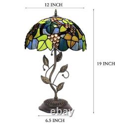 Tiffany Lamp Table Lamp Stained Glass Desk Light 12X12X19 Inches Reading Ligh