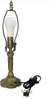 Tiffany Stained Glass 3-Way Table Lamp Yellow Sunflower LED Bulb Bedroom Room