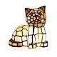 Tiffany Stained Glass Kitten Cat Table Lamp Night Lighting Home Decoration Gifts
