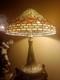 Tiffany Studio Stained Glass Lamp Reproduction By Dale Tiffany