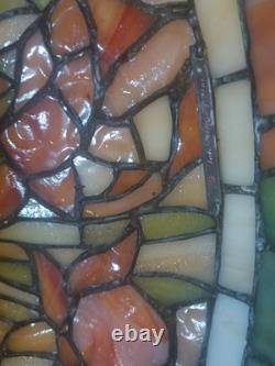 Tiffany Studio Stained Glass Lamp Reproduction By Dale Tiffany