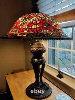 Tiffany Studio Stained Glass Lamp Shade Reproduction Read Description