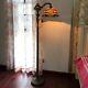 Tiffany Style 1 Bulb Victorian Reading Stained Glass Floor Lamp 12 Shade