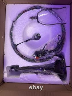 Tiffany Style 14 Tall Lamp Domed Stained Glass Hummingbird Floral Brand New