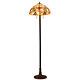 Tiffany-style 18 Floor Lamp Stained Glass Victorian Home Stand Light 2 Light
