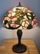 Tiffany Style 21.5 Table Lamp With Hummingbird Stained Glass 16 Shade Read