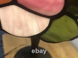 Tiffany Style 21.5 Table Lamp With Hummingbird Stained Glass 16 Shade Read
