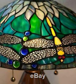 Tiffany Style Allendale Dragonfly Tiffany Stained Glass Table Lamp Best Lamp
