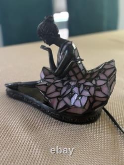 Tiffany-Style Ballerina Mosaic Stained Glass Accent Lamp Rare Design By UL'08