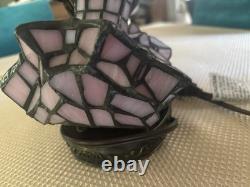 Tiffany-Style Ballerina Mosaic Stained Glass Accent Lamp Rare Design By UL'08