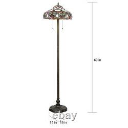 Tiffany Style Baroque Style Floor Lamp 16 Shade