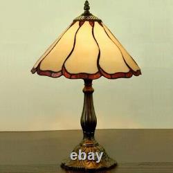 Tiffany Style Bedside Lamp Reading Standing Desk Light Table Stained Glass Light