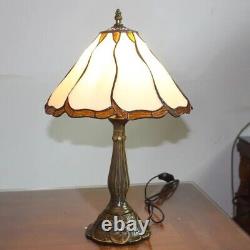 Tiffany Style Bedside Lamp Reading Standing Desk Light Table Stained Glass Light