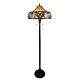 Tiffany Style Beige And Brown Sunrise Floor Lamp 16 Shade