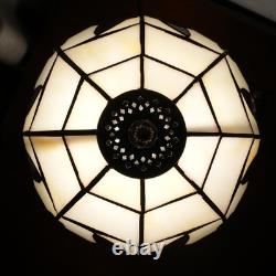 Tiffany Style Black Cat Stained Glass Table Lamp Cute Desk Bedside Decor Gift