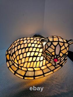 Tiffany Style Cat Lamp Home Lighting Decorate Night Light